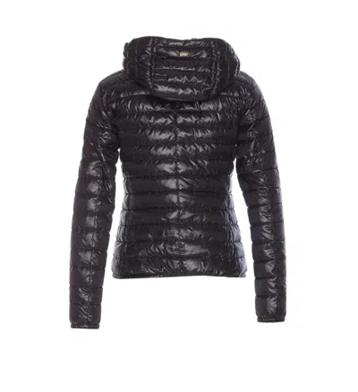 Herno Angela Quilted Puffer Jacket In Black