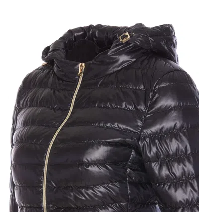 Herno Angela Quilted Puffer Jacket In Black
