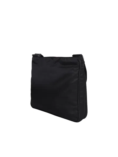 Prada Smooth Matte Finish Crossbody Bag In Black