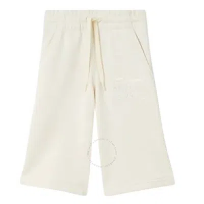 Burberry Toddler Aubrey Ekd Jogging Pants In Neutral