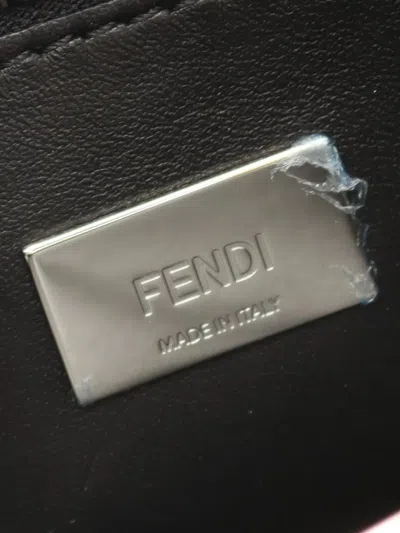 Pre-owned Fendi 2010-2025 Mini Leather Peekaboo Iconic Satchel