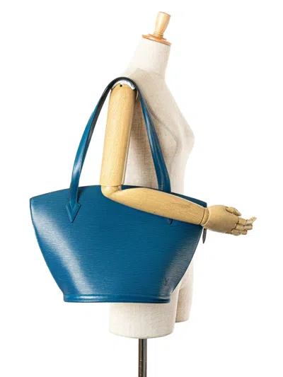 Pre-owned Louis Vuitton 1995 Epi Saint Jacques Gm Long Strap Shoulder Bag