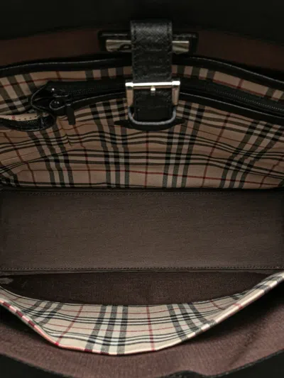 Pre-owned Burberry 2000-2017 Leather Tote Bag