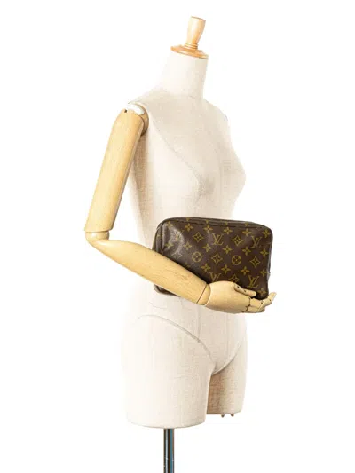 Pre-owned Louis Vuitton 1984 Monogram Trousse Toilette 23 Clutch Bag