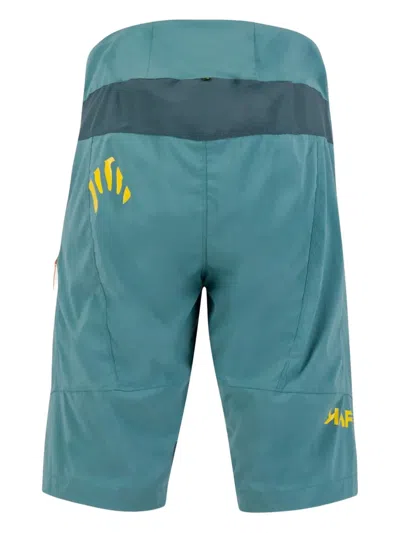 Karpos Val Viola Panelled Zip Shorts In Blue