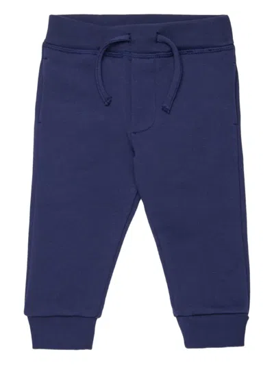 Dsquared2 Cotton Track Pants In Blue