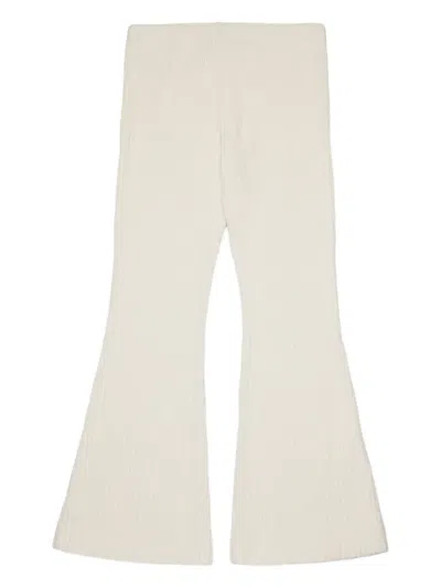 Dsquared2 Cotton Trousers In Nude