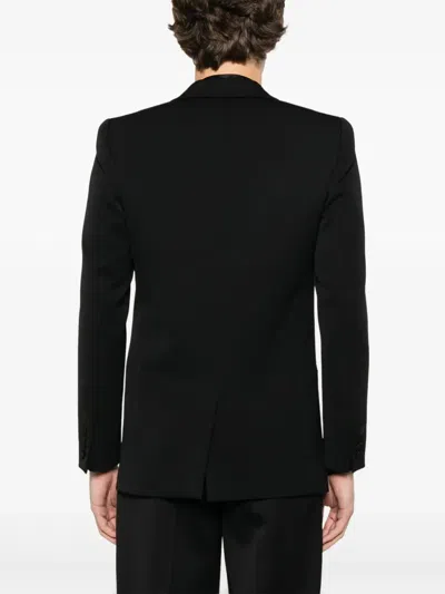 Saint Laurent Wool Blazer In Black