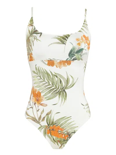 Brigitte Emilly Floral-print Swimsuit