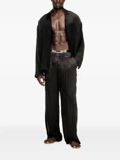 Diesel Set-keith-dnm Pajama Set In Brown