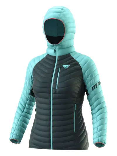 Dynafit Radical Down Rds Hooded Quilted Jacket In Green