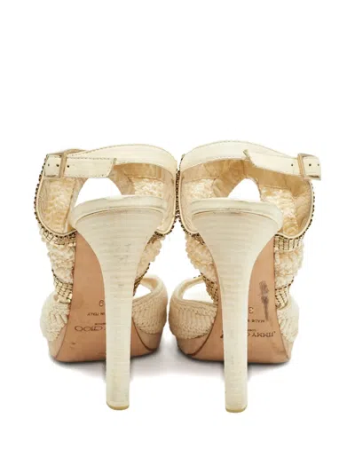 Pre-owned Jimmy Choo Leather Heeled Sandals