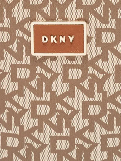 Pre-owned Dkny Vintage Monogram-pattern Shoulder Bag