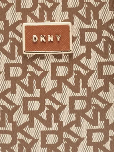 Pre-owned Dkny Vintage Monogram-pattern Shoulder Bag