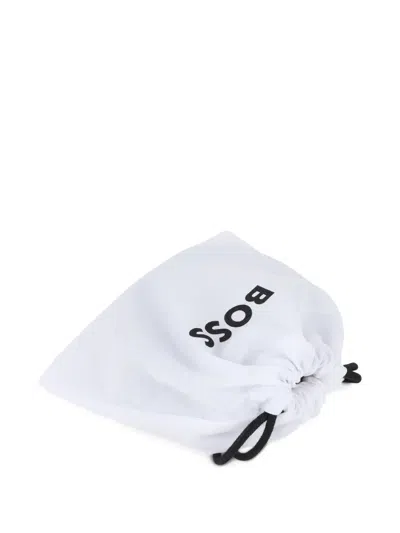 Bosswear Logo-buckle Belt In Black