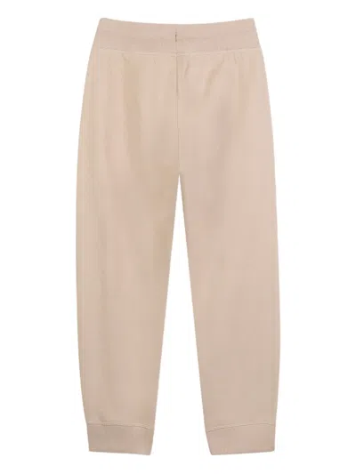 Hugo Boss Drawstring Waist Joggers In Neutral