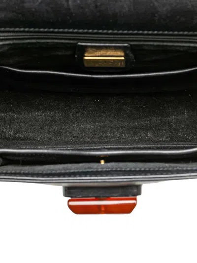 Pre-owned Gucci 20th Century Calfskin Bakelite Night Handbag