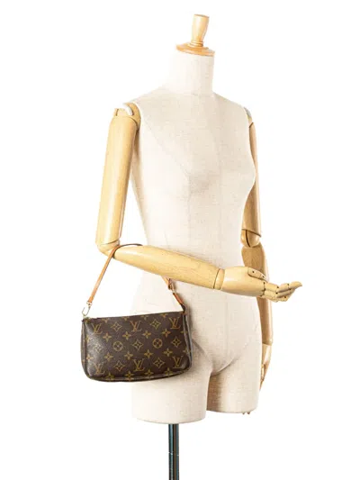 Pre-owned Louis Vuitton 2002 Monogram Pochette Accessoires Shoulder Bag