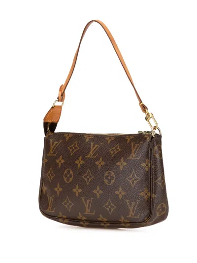 Pre-owned Louis Vuitton 2002 Monogram Pochette Accessoires Shoulder Bag