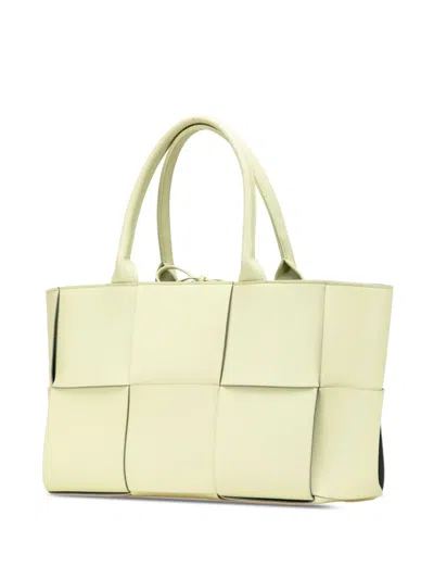 Pre-owned Bottega Veneta 2012-2025 Small Lambskin Intrecciato Arco Tote Bag