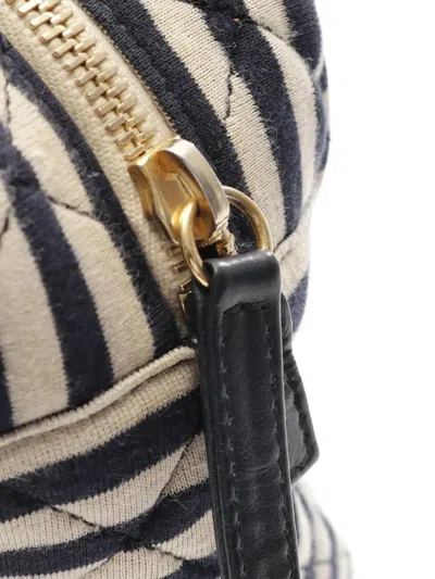 Pre-owned Chanel 2014 Quilted Jersey And Lambskin Coco Sailor Camera Bag Shoulder Bag