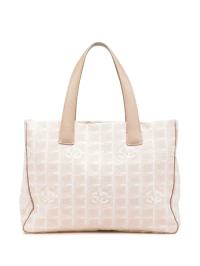 Pre-owned Chanel 2003-2004 New Travel Line Nylon Tote Bag