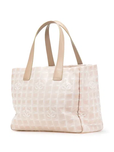Pre-owned Chanel 2003-2004 New Travel Line Nylon Tote Bag