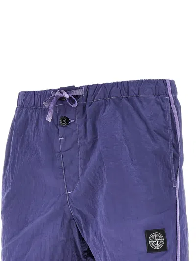 Stone Island Elasticated-waist Swim Shorts In Blue