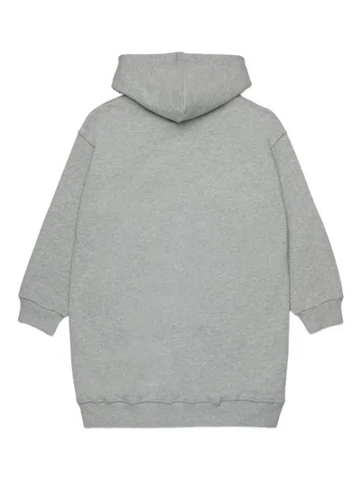 Dsquared2 Hooded Dress In Gray