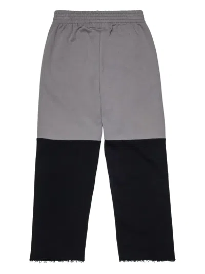 Mm6 Maison Margiela Panelled Track Pants In Black