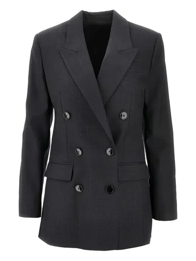 Isabel Marant Double-breasted Checked Jacket