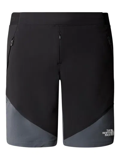 The North Face Circadian Alpine Colour-blocked Shorts In Black