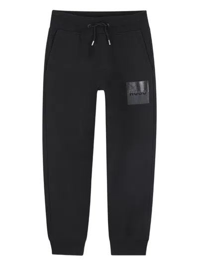Hugo Boss Logo-print Sweatpants In Black