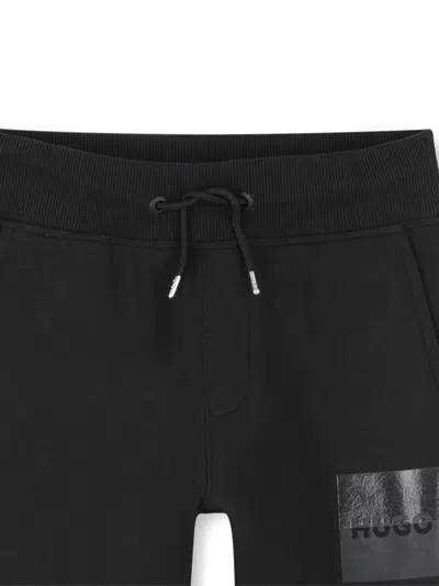Hugo Boss Logo-print Sweatpants In Black
