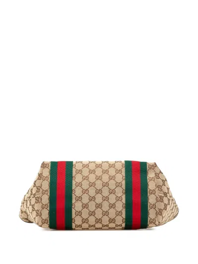 Pre-owned Gucci 2000-2015 Gg Canvas Web Jolie Tote Bag