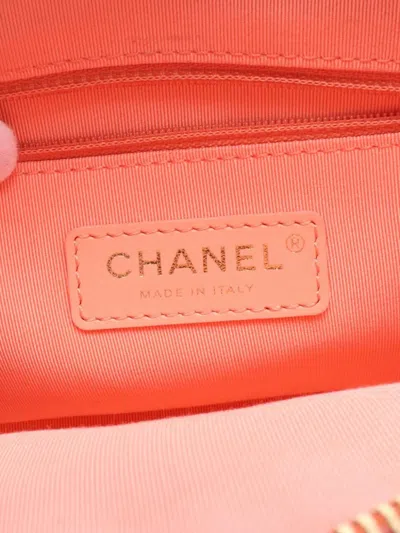 Pre-owned Chanel 2020 Lambskin Giant Crystal Cc Camera Bag Crossbody Bag
