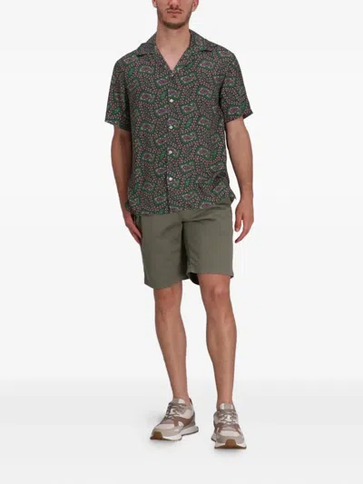 Drôle De Monsieur Paisley-print Short-sleeve Shirt In Multi