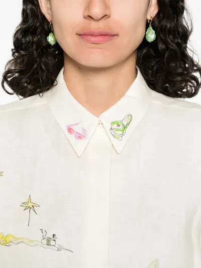 Alemais Whimsical Graphic-print Shirt In Multi