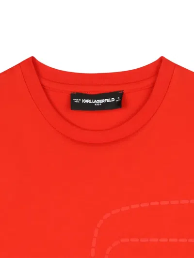 Karl Lagerfeld Graphic-printed T-shirt In Red
