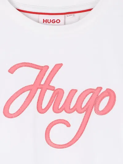 Hugo Boss Logo-print T-shirt In White