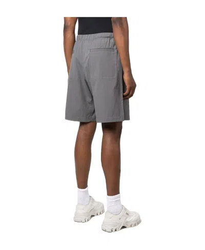 Kenzo Belted-waist Bermuda Shorts In Gray