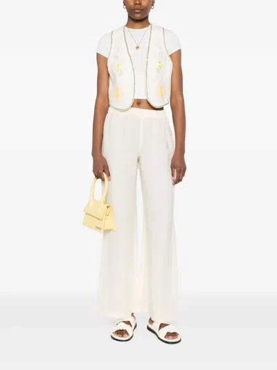 Forte Forte Linen Waistcoat In White