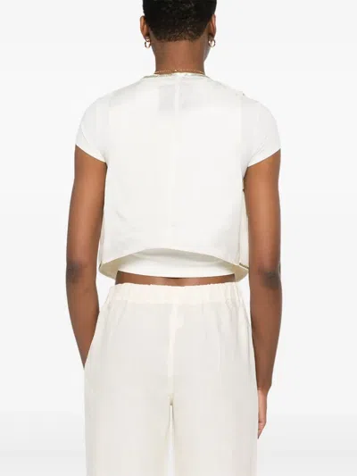 Forte Forte Linen Waistcoat In White