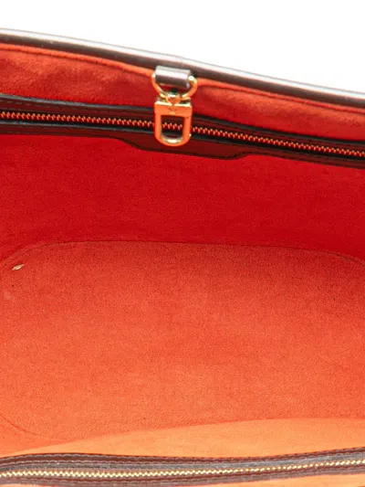 Pre-owned Louis Vuitton 2003 Damier Ebene Manosque Pm Shoulder Bag