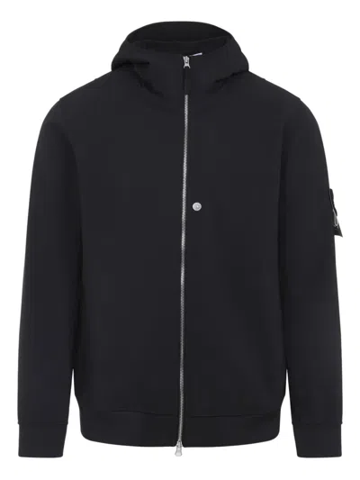Stone Island Soft Shell Jacket In Black