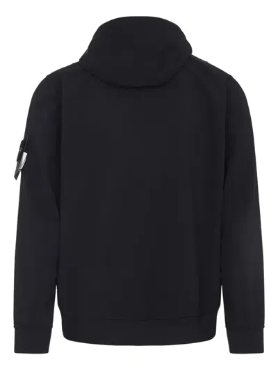 Stone Island Soft Shell Jacket In Black