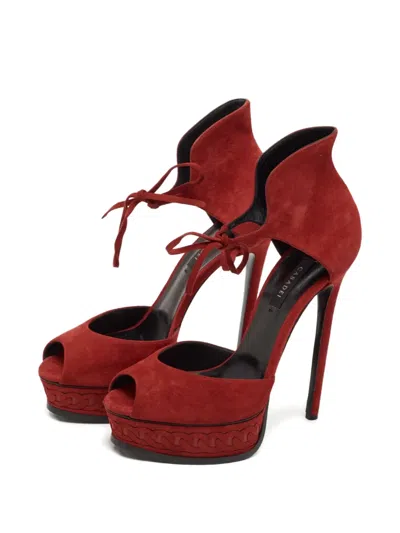 Pre-owned Casadei Vintage 150mm Suede Heeled Sandals