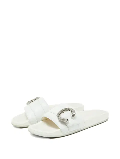 Pre-owned Jimmy Choo Buckle-detailing Slides
