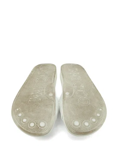 Pre-owned Jimmy Choo Buckle-detailing Slides