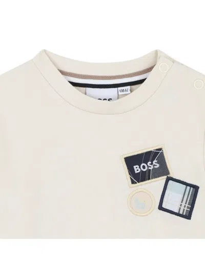 Bosswear Patch-embellished Long-sleeve T-shirt In White
